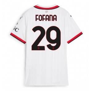 AC Milan Youssouf Fofana #29 Bortatröja Dam 2024-25 Kortärmad